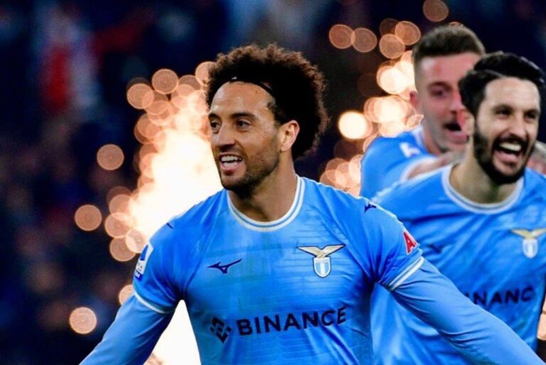 <p>Novo reforço do Palmeiras, Felipe Anderson era alvo da Juventus. Foto: Reprodução/Lazio</p>
