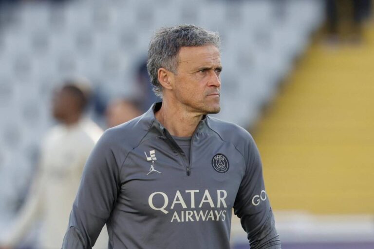 <p>Luis Enrique está confiante em uma virada do PSG. Foto: Reprodução/X</p>