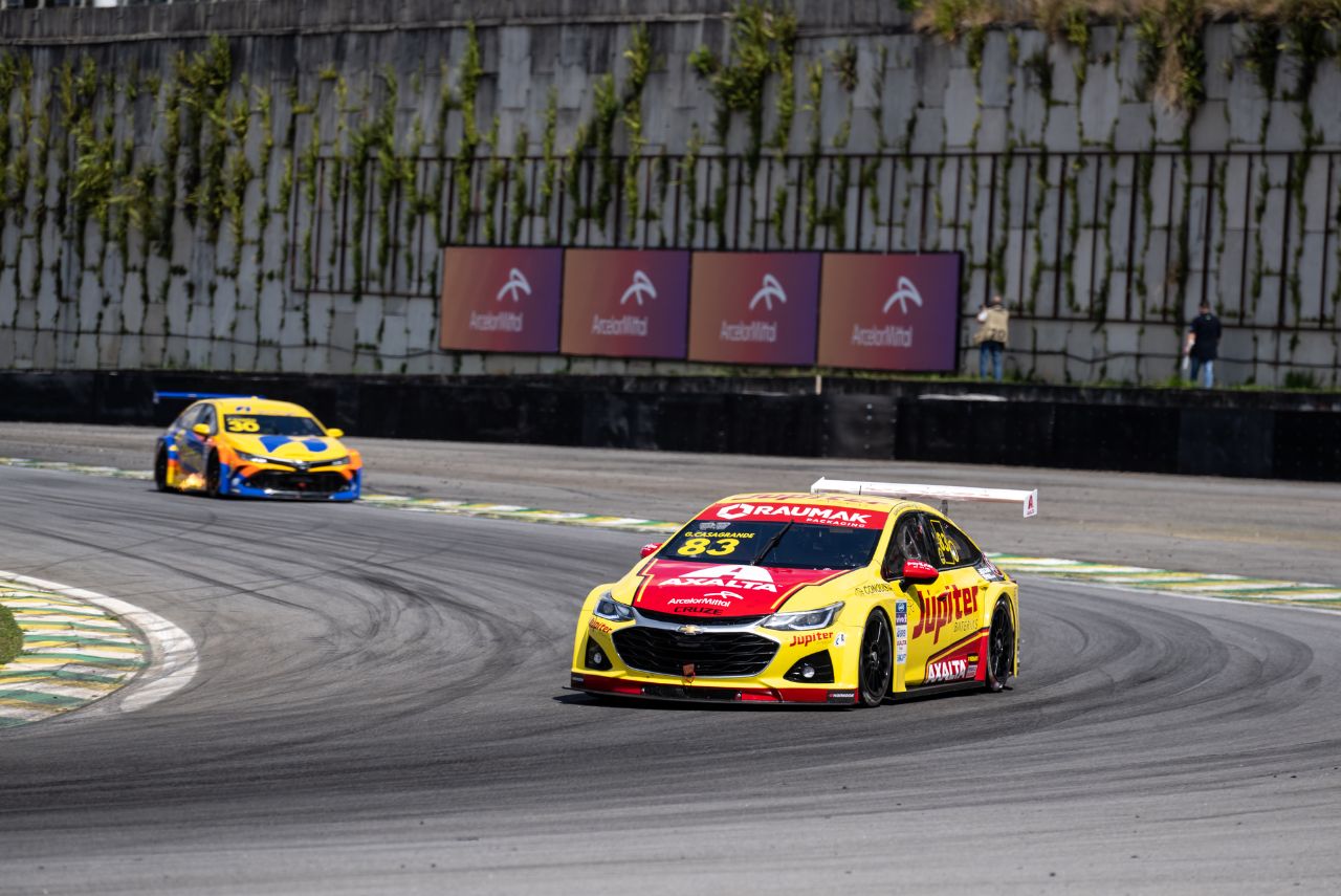 Carro de Gabriel Casagrande em Interlagos na Stock Car