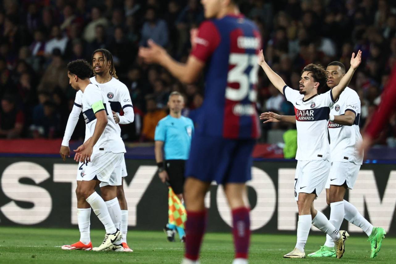 Vitinha marcou o gol que sacramentou a vitória do PSG. Foto: FRANCK FIFEAFP