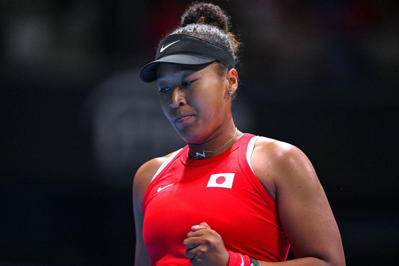 Naomi Osaka foi derrotada pela italiana Martina Trevisan (Foto: Yuichi Yamazaki/AFP)