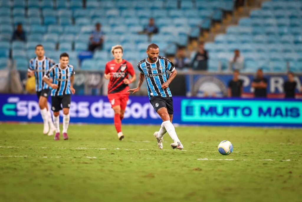Agora Grêmio e Athletico somam três pontos na classificação. Foto: Lucas Uebel/Grêmio