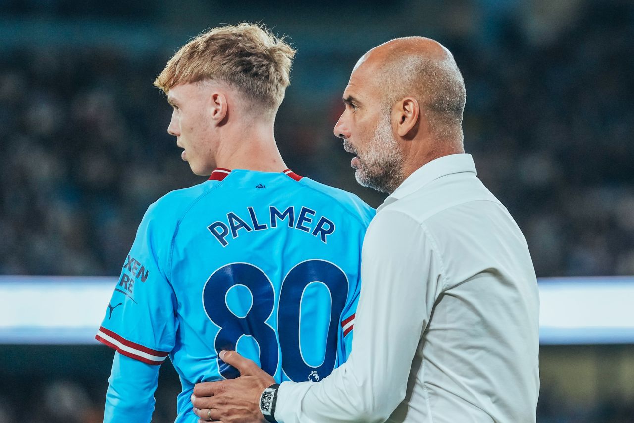 Palmer e Guardiola nos tempos de City