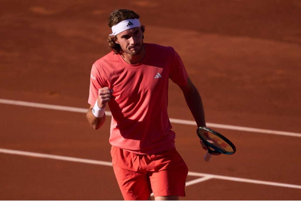 Stefano Tsitsipas venceu Facundo Díaz no ATP 500 de Barcelona (Foto: Divulgação)