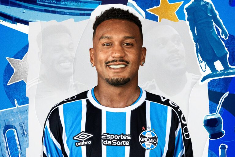 <p>Edenílson é o novo reforço do Tricolor (Foto: Divulgação/Grêmio)</p>
