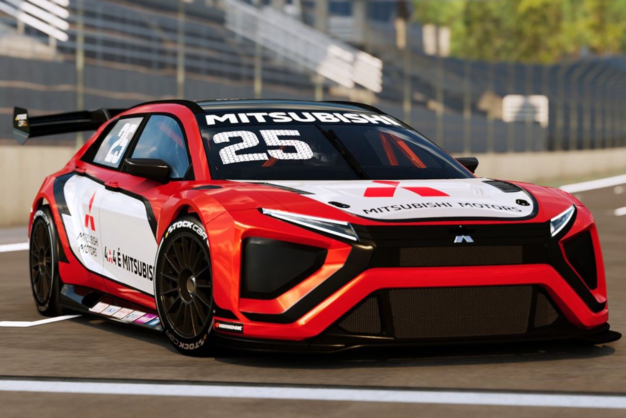 Desenho do carro da Mitsubishi Motors para a Stock Car Pro Series 2025