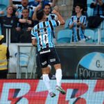 Franco Cristaldo no jogo Grêmio x Cuiabá no Brasileirão 2024