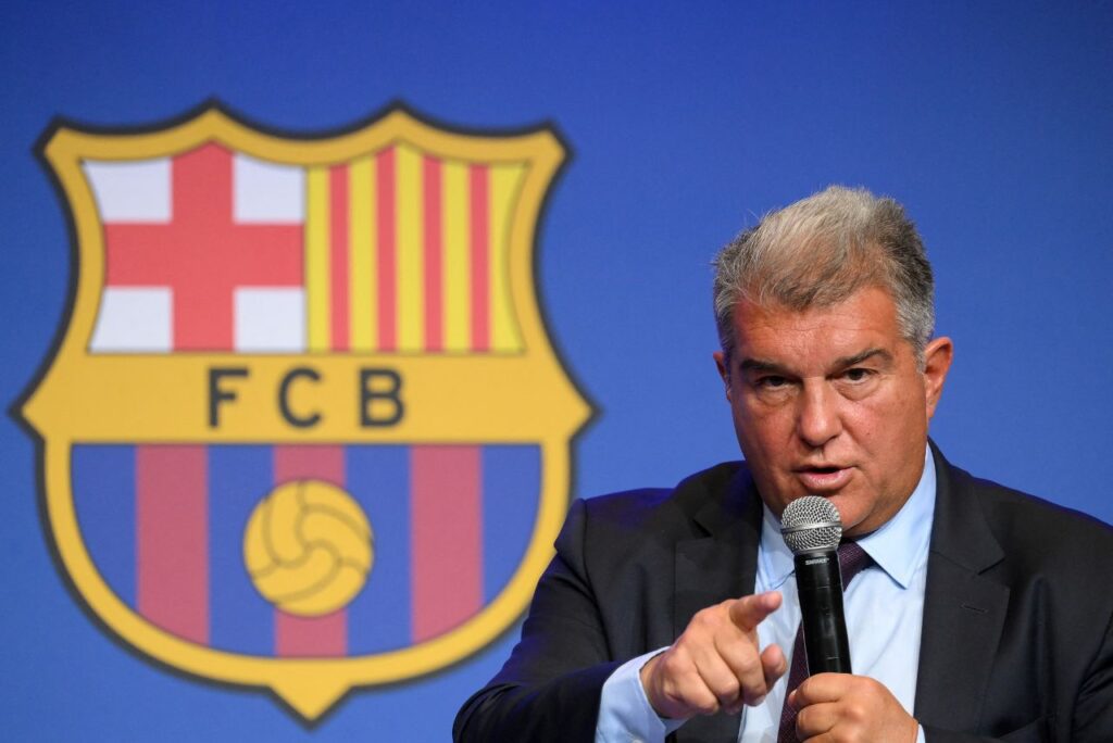 Joan Laporta, presidente do Barcelona