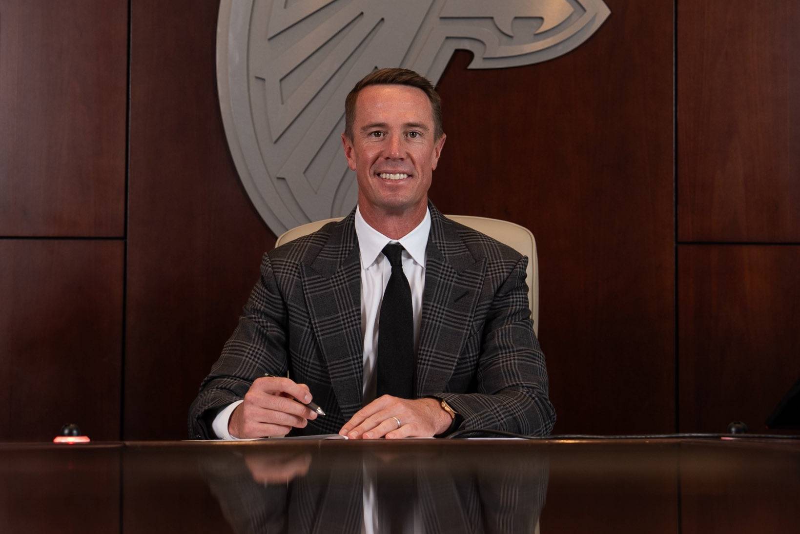 Das 15 temporadas disputadas por Matt Ryan, 14 foram pelos Falcons. Foto: Reprodução/X