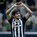 Scarpa marcou duas vezes na vitória do Atlético-MG. Foto: Reprodução/X