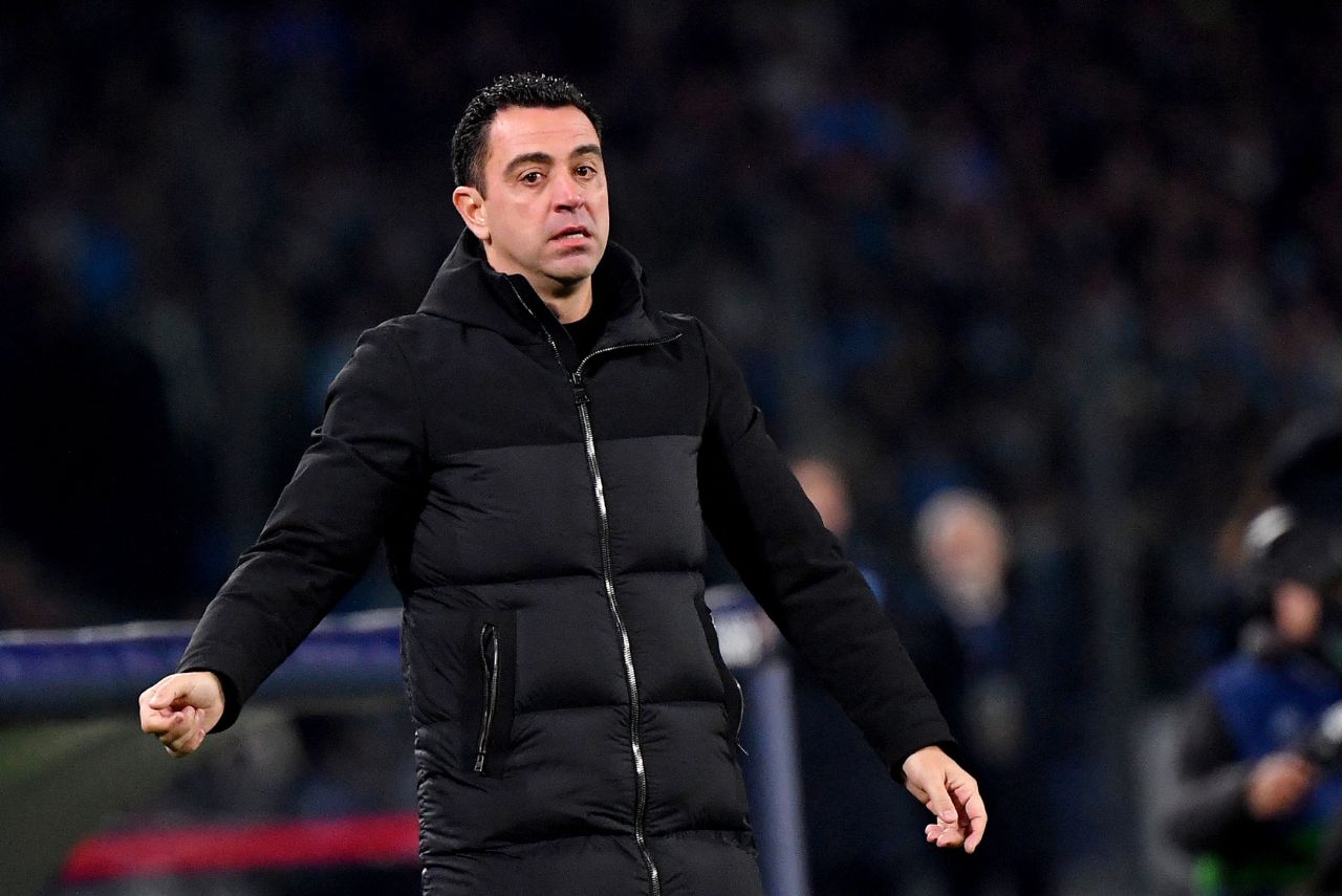 Xavi Hernández, técnido do Barcelona