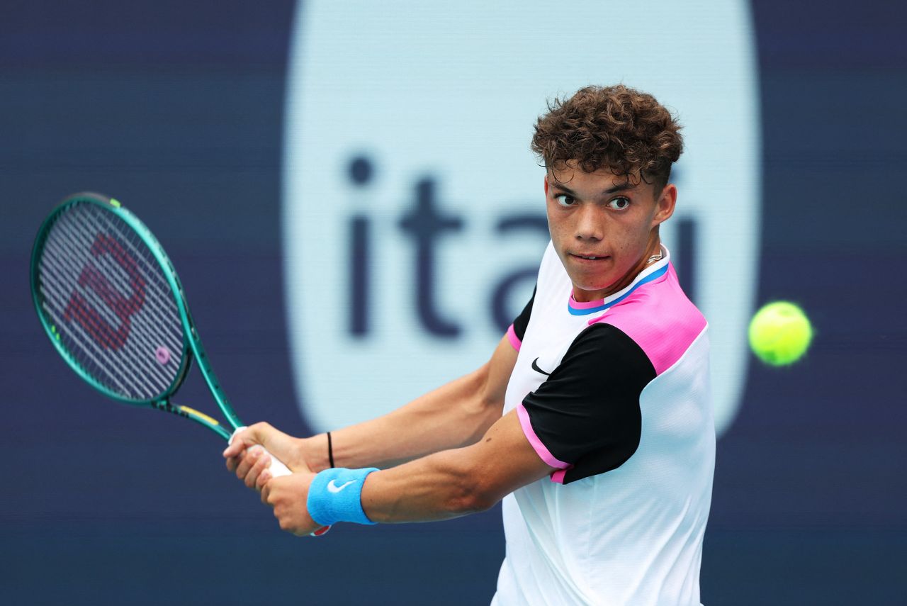 Darwin Blanch vai enfrentar Rafael Nadal em Madri (Foto: Al Bello/Getty Images via AFP)
