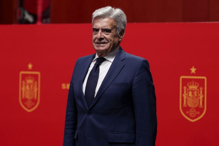 <p>Pedro Rocha, presidente da Federação Espanhola de Futebol (Foto: Thomas Coex/AFP)</p>
