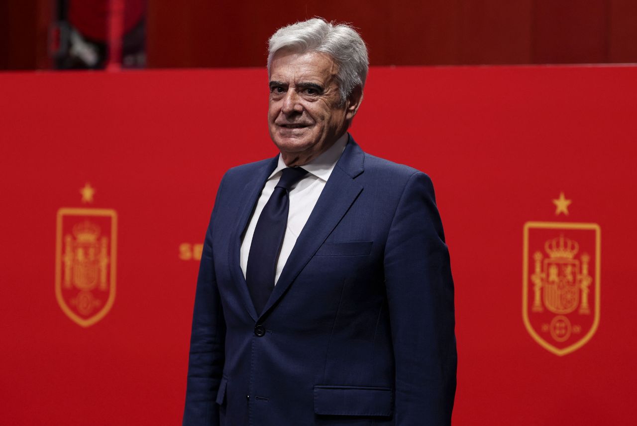 Pedro Rocha, presidente da Federação Espanhola de Futebol (Foto: Thomas Coex/AFP)