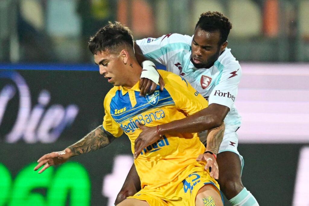 Frosinone venceu a Salernitana pelo Italiano (Foto: Reprodução)