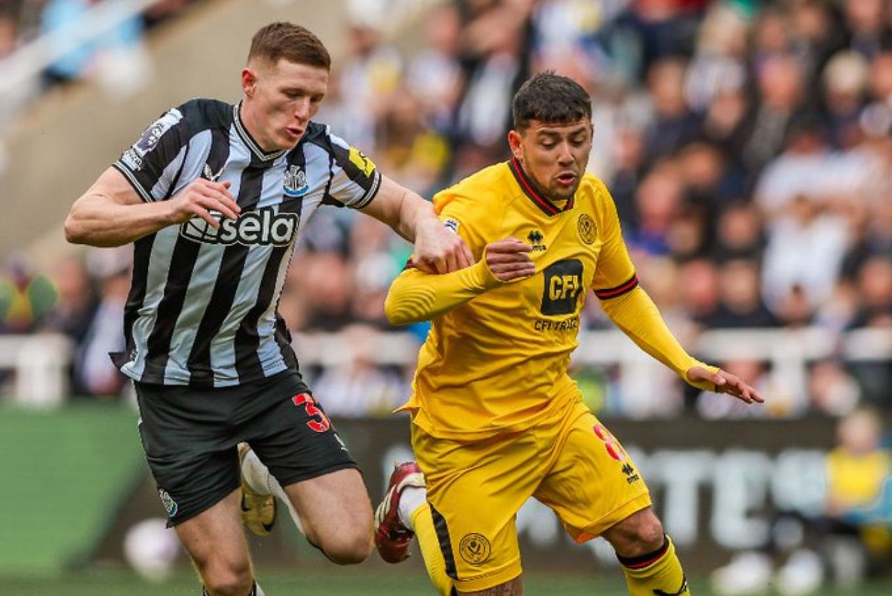 Newcastle goleou o Sheffield United pelo Campeonato Inglês (Foto: Reprodução)