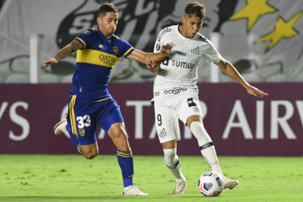 Santos x Boca Juniors na Libertadores de 2021
