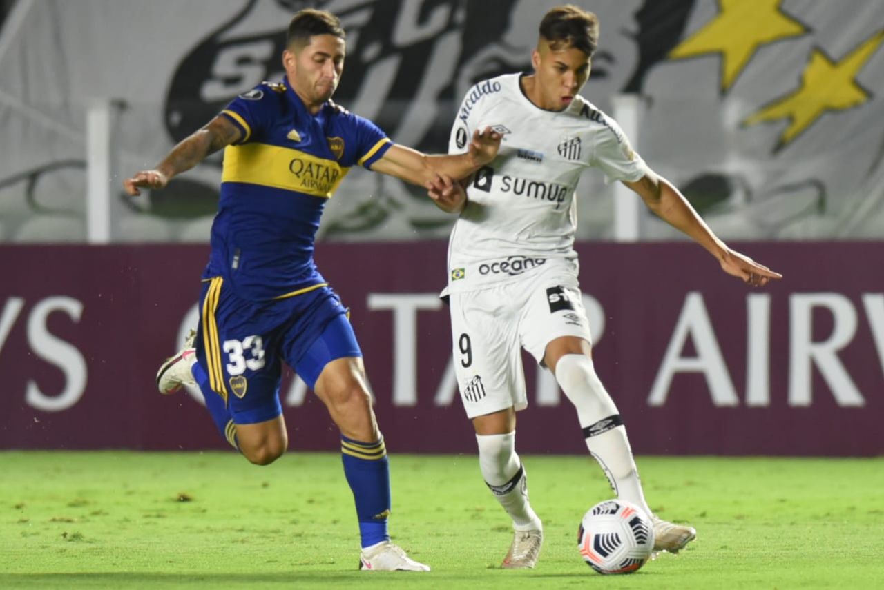 Santos x Boca Juniors na Libertadores de 2021