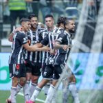 Jogadores do Atlético-MG comemoram gol sobre o Sport