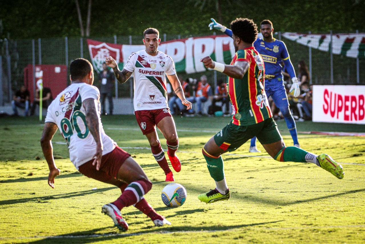 O Fluminense abriu uma boa vantagem para o jogo de volta. Foto: Reprodução/X