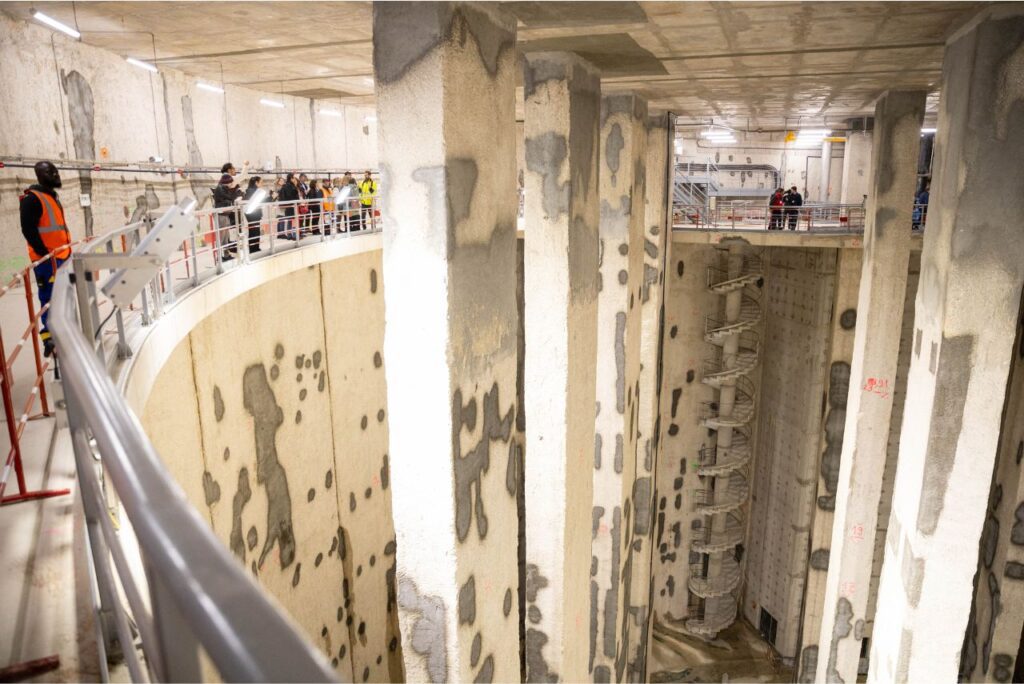 Novo reservatório de Paris.