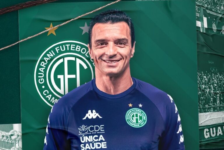 <p>Júnior Rocha, novo treinador do Guarani (Foto: Reprodução)</p>
