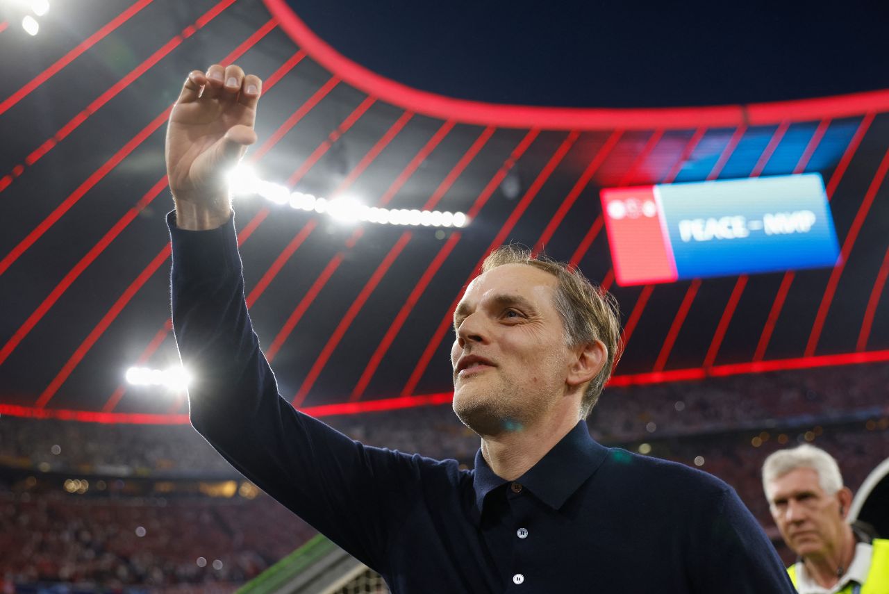 Tuchel durante partida do Bayern