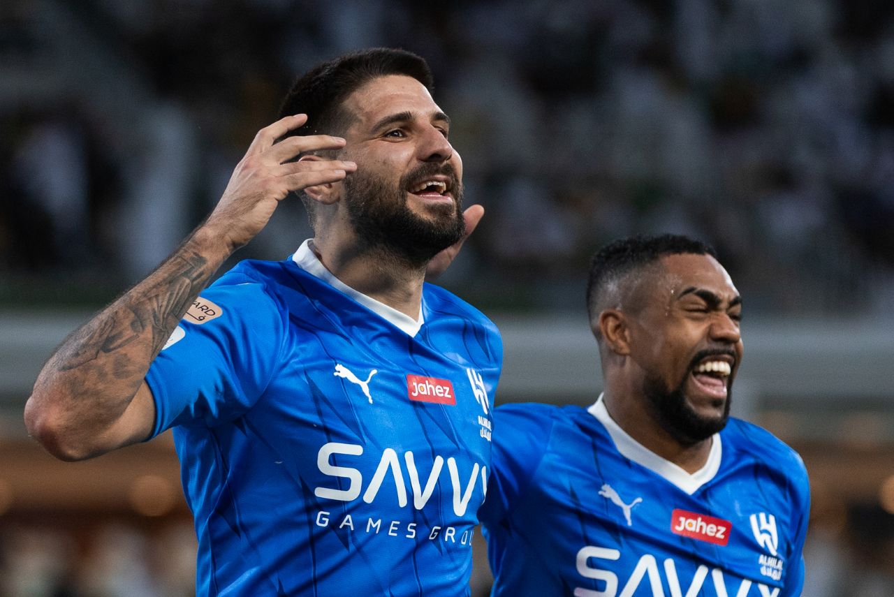 Mitrovic comemora mais um gol pelo Al-Hilal
