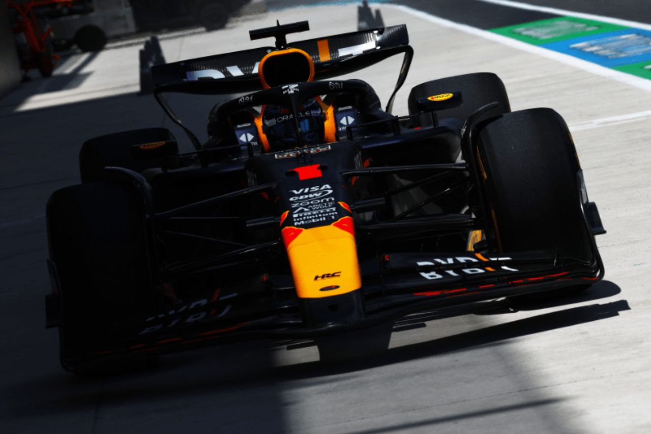 Carro de Max Verstappen, da Red Bull Racing, no GP de Miami de Fórmula 1 2024