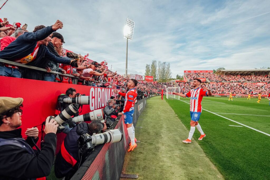 O Girona venceu o Barcelona de virada. Foto: Reprodução/X