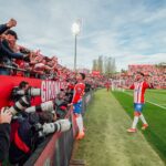 O Girona venceu o Barcelona de virada. Foto: Reprodução/X