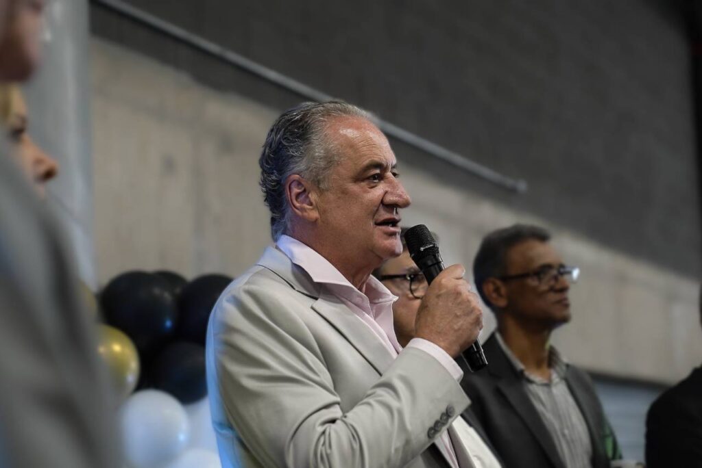 Sérgio Coelho, presidente do Atlético-MG, acredita que o Flamengo quer pressionar a arbitragem. Foto: Pedro Souza/Atlético