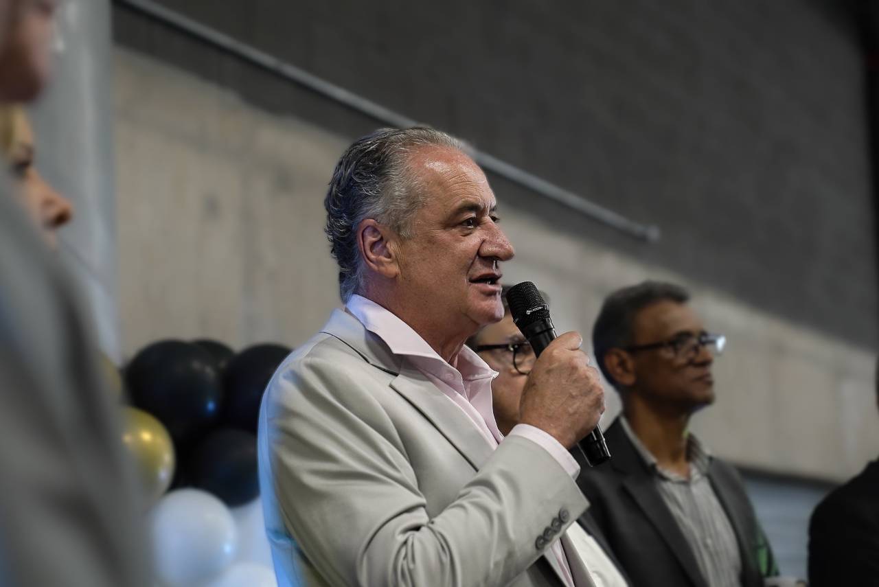 Sérgio Coelho, presidente do Atlético-MG, acredita que o Flamengo quer pressionar a arbitragem. Foto: Pedro Souza/Atlético