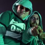 Viktor Gyökeres e Paulinho em comemoração no Sporting