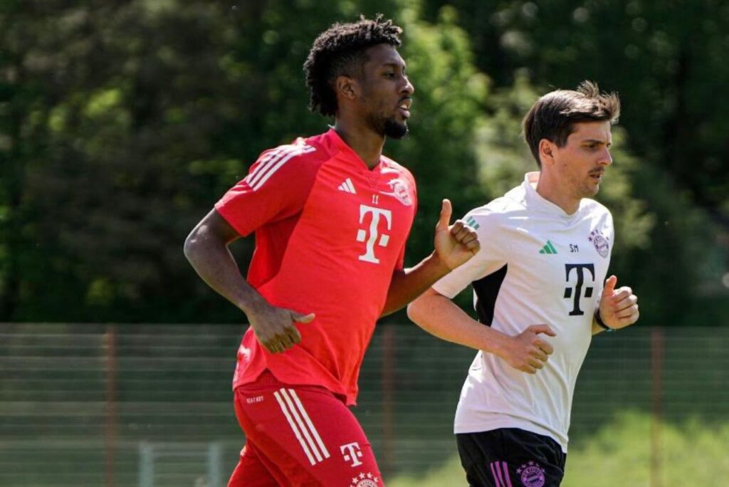 Coman de volta aos treinos do Bayern de Munique