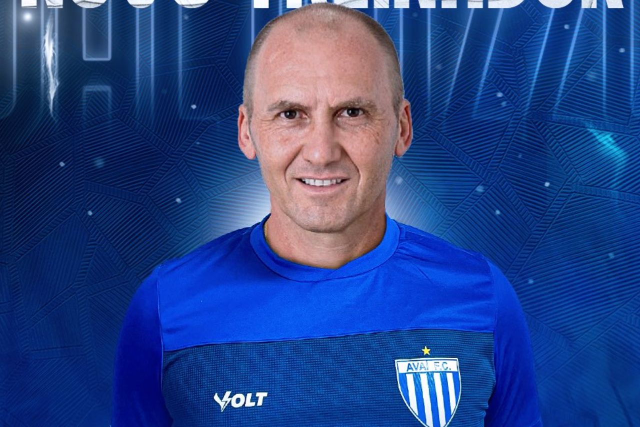 Gilmar Dal Pozzo é o novo técnico do Avaí. Foto: Reprodução/AFC