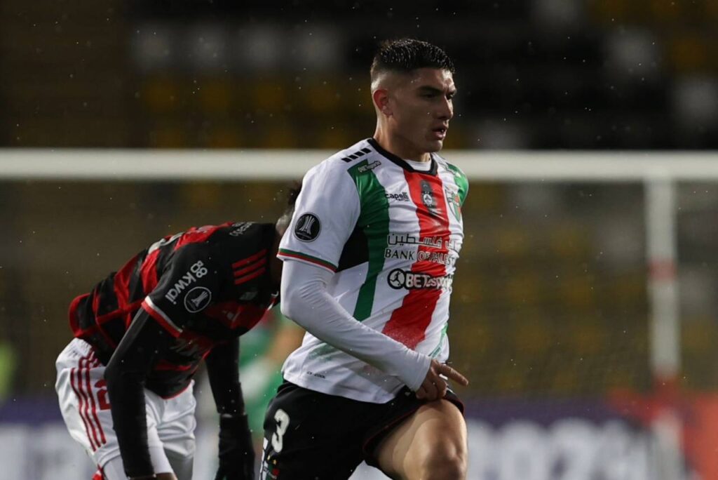 A derrota do Flamengo para o Palestino deixou o time fora da zona de classificação. Foto: Reprodução/X