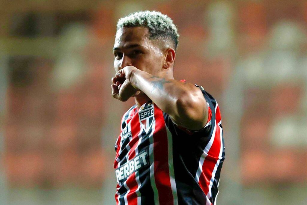 Luciano foi um dos nomes do São Paulo no jogo. Foto: Reprodução/X