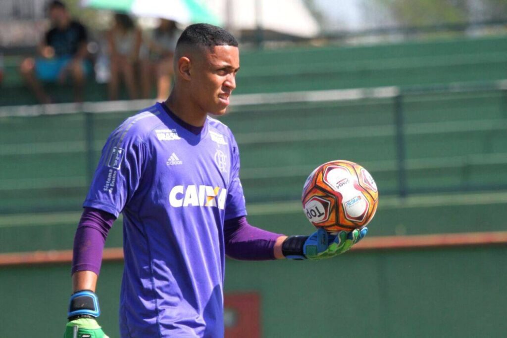 Christian Esmério foi goleiro da base do Flamengo (Foto: Reprodução)