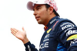 Piloto mexicano Sergio Pérez, da Red Bull, no GP do Japão