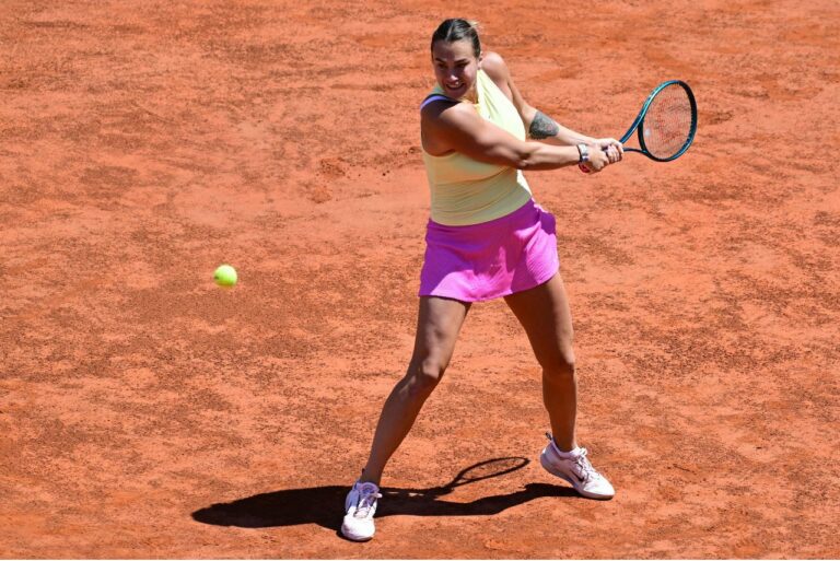 <p>Sabalenka venceu Yastremska no WTA 1000 de Roma (Foto: Tiziana Fabi/AFP)</p>
