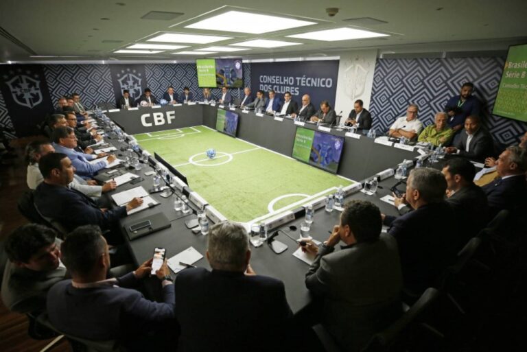 <p>Conselho Técnico Extraordinário acontece na sede da CBF no dia 27 de maio. Foto: Rafael Ribeiro / CBF</p>
