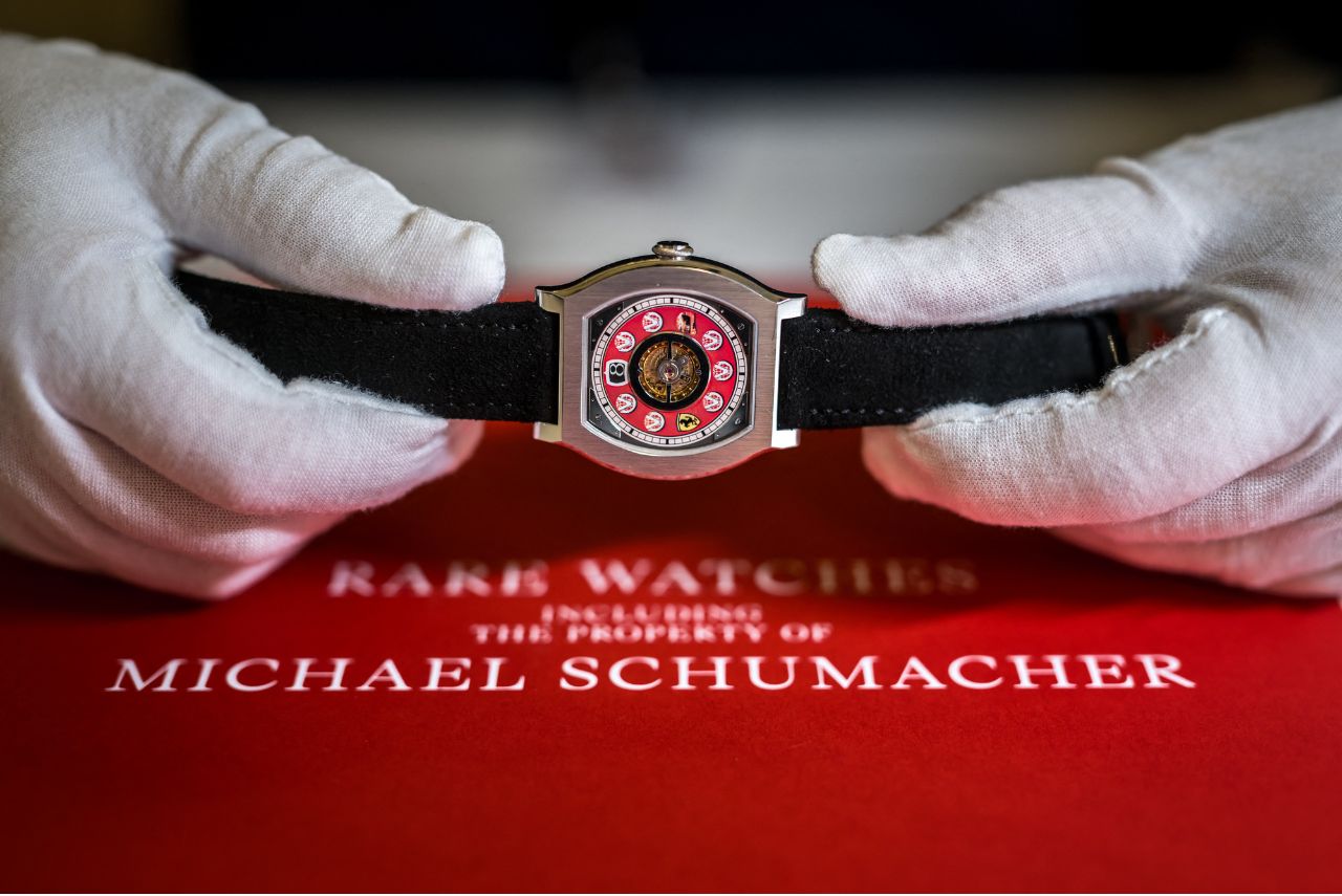 Relógios de Michael Schumacher foram leiloados (Foto: Fabrice Coffrini/AFP)
