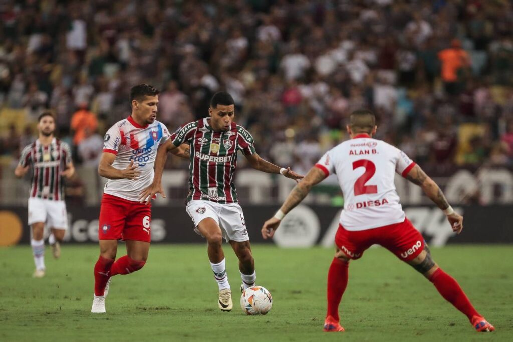 O Fluminense avança para a próxima fase em primeiro lugar do grupo. Foto: Lucas Merçon/ Fluminense
