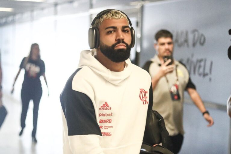<p>Gabigol deve deixar o Flamengo ao término do contrato (Foto: Gilvan de Souza/CRF)</p>
