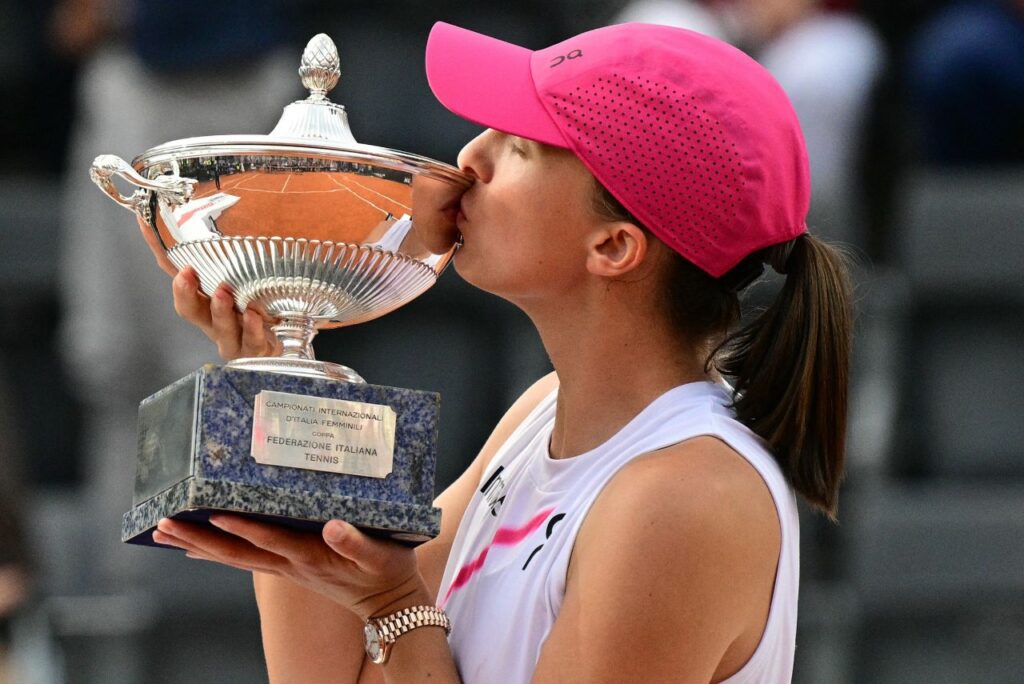 Iga Swiatek conquistou pela terceira vez o WTA 1000 de Roma