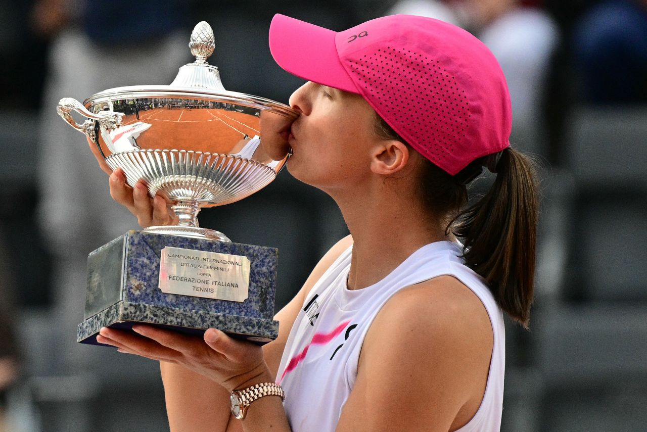 Iga Swiatek conquistou pela terceira vez o WTA 1000 de Roma