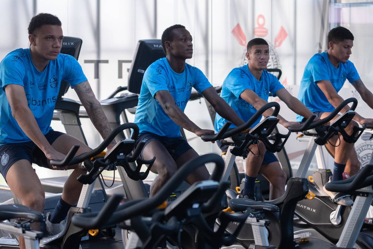Ao todo o Grêmio passou 14 dias sem treinar. Foto: Luis Eduardo Muniz / Grêmio FBPA