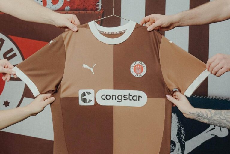 <p>Uniforme do St. Pauli para a temporada 2024-25 (Foto: Divulgação)</p>