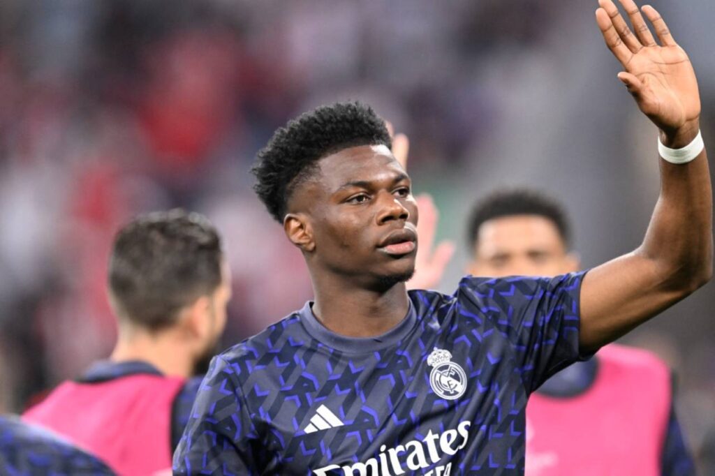 Tchouaméni não deve enfrentar o Borussia Dortmund. Foto: KIRILL KUDRYAVTSEV/AFP